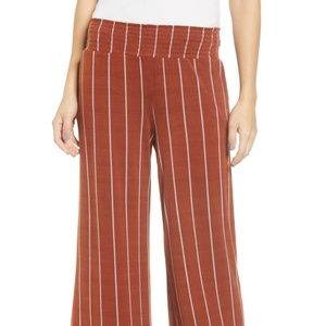 Love, Fire Stripe Knit Wide Leg Pants